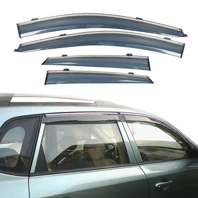 With Stainless Steel Car Spare Parts Wind Deflector Car Weather Shield For Hyundai Tucson 2011-2015